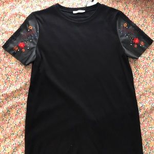 Zara Black Cotton/Polyester Dress